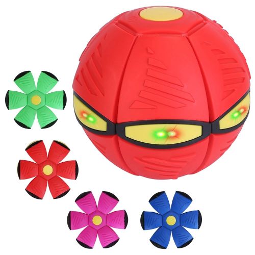 4 Pack Flying Saucer Ball Electric Colorful Flying Toy UFO Ball with LED Lights for Pet Children Outdoor Toy 4 Pack Flying Saucer Ball Electric Colorful Flying Toy UFO Ball with LED Lights for Pet Children Outdoor Toy
